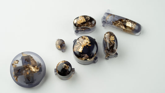 BALD GameCube Button Set - SMOKED GOLD