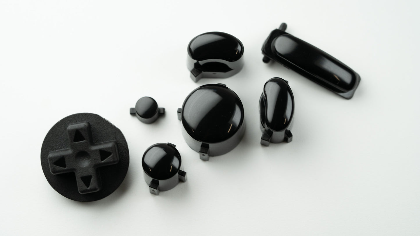 BALD GameCube Button Set - BLACK