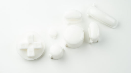 BALD GameCube Button Set - WHITE