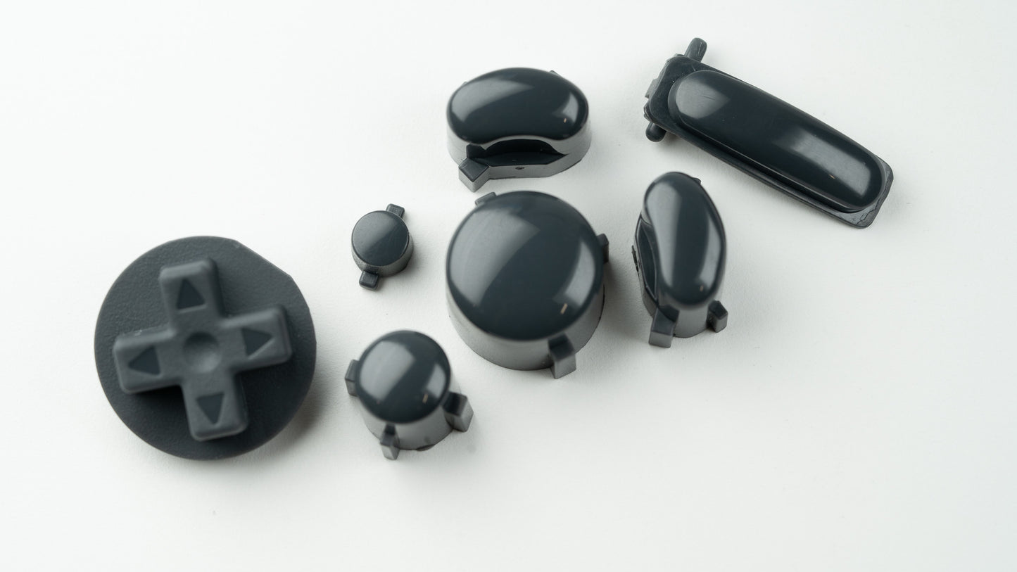 BALD GameCube Button Set - DARK GREY
