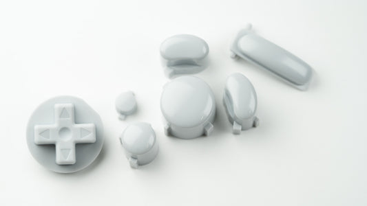 BALD GameCube Button Set - OEM GREY