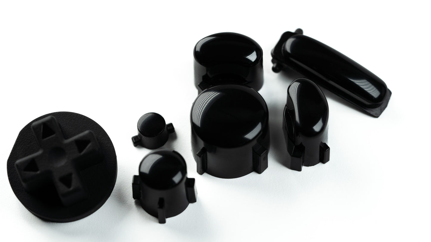 BALD GameCube Button Set - BLACK