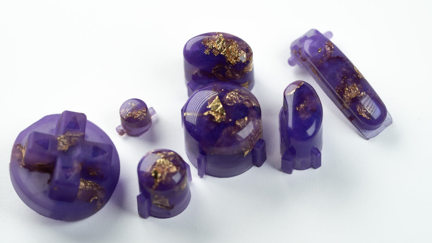 BALD GameCube Button Set - ROYAL PURPLE
