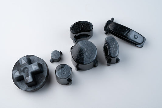 OEM GameCube Button Set - Dark Marble