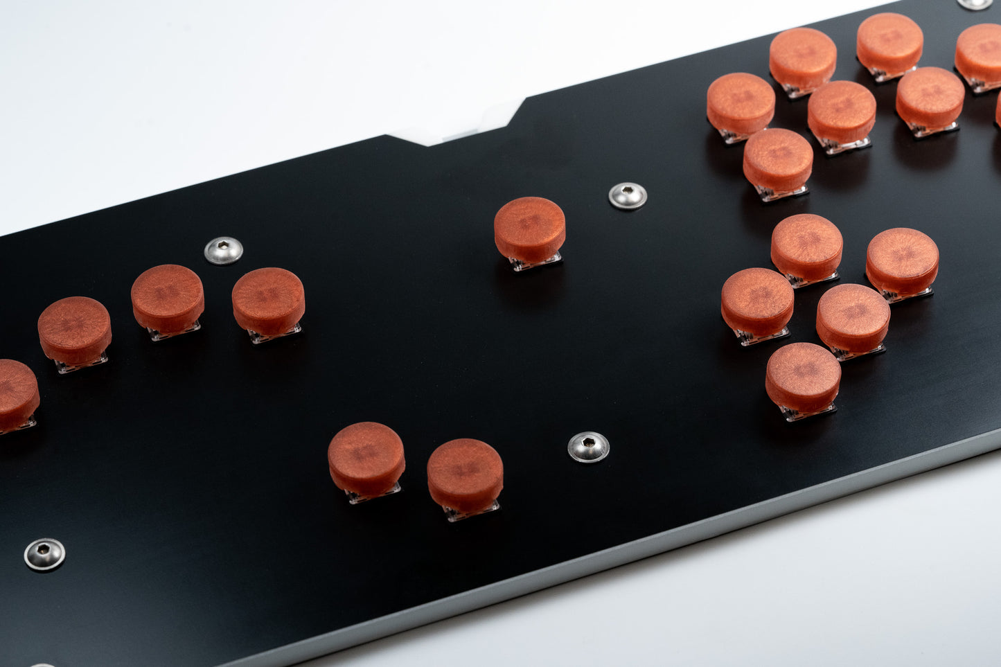 Pearl Copper - Resin 20mm Circle Keycaps (Frame1 / OpenFrame1) (x20)