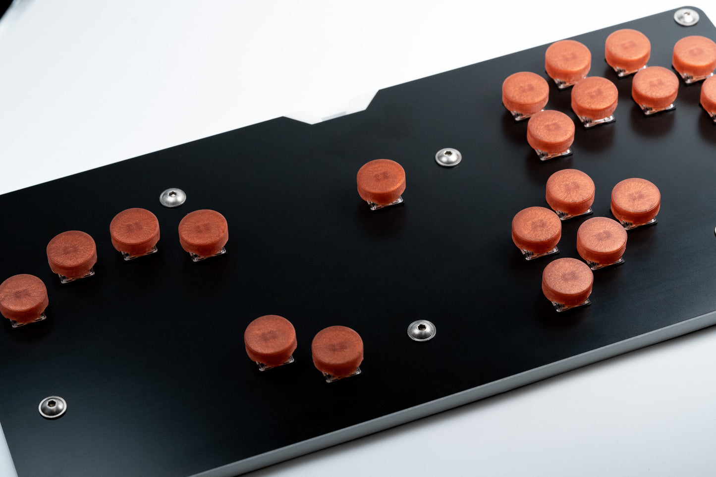 Pearl Copper - Resin 20mm Circle Keycaps (Frame1 / OpenFrame1) (x20)
