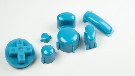 BALD GameCube Button Set - CYAN