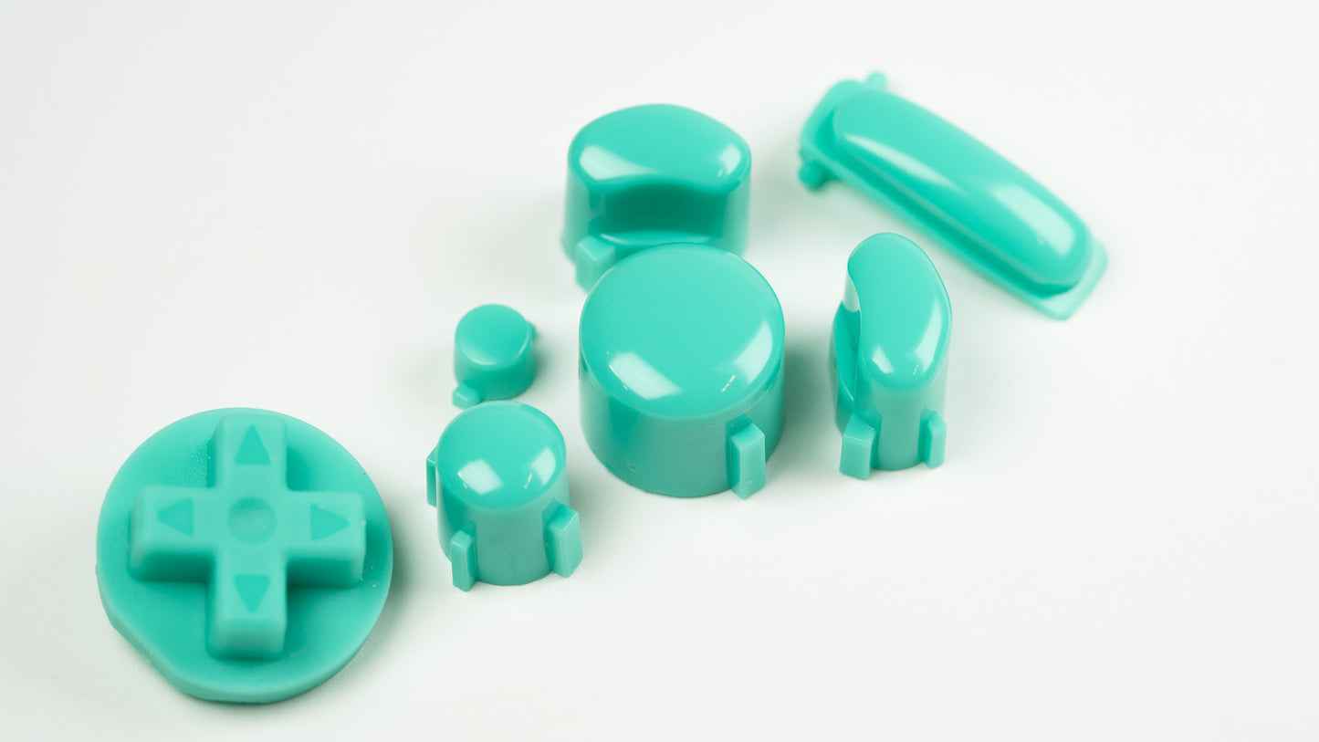 BALD GameCube Button Set - LIGHT GREEN