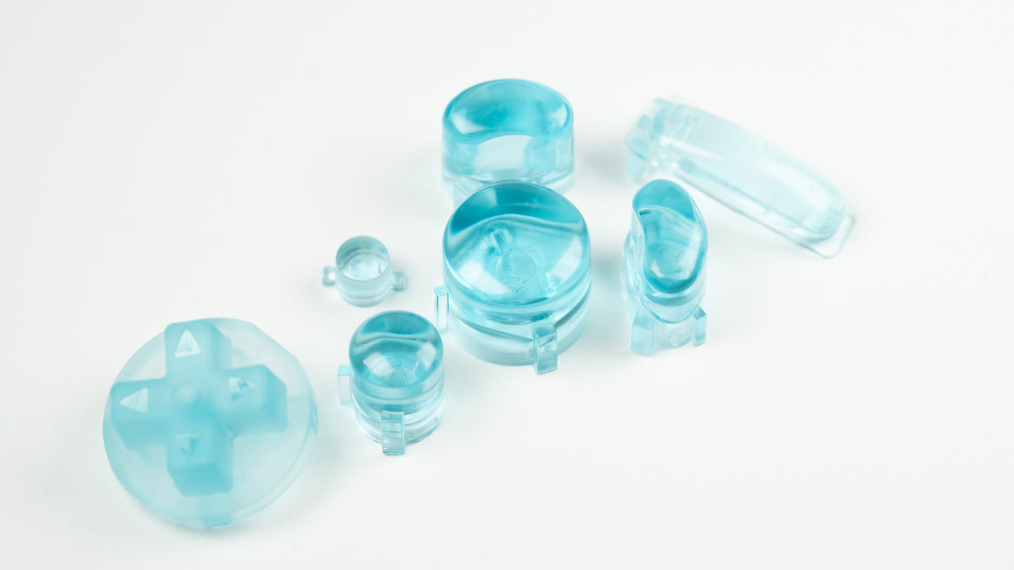 BALD GameCube Button Set - CLEAR SKY BLUE