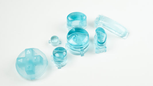 BALD GameCube Button Set - CLEAR SKY BLUE