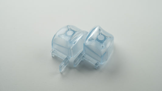 ERGO GameCube Triggers - CLEAR BABY BLUE