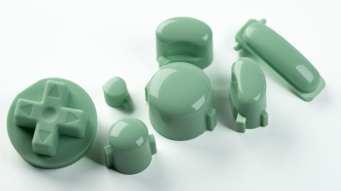 BALD GameCube Button Set - SYMPHONIC GREEN