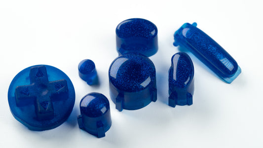 BALD GameCube Button Set - PEARL BLUE