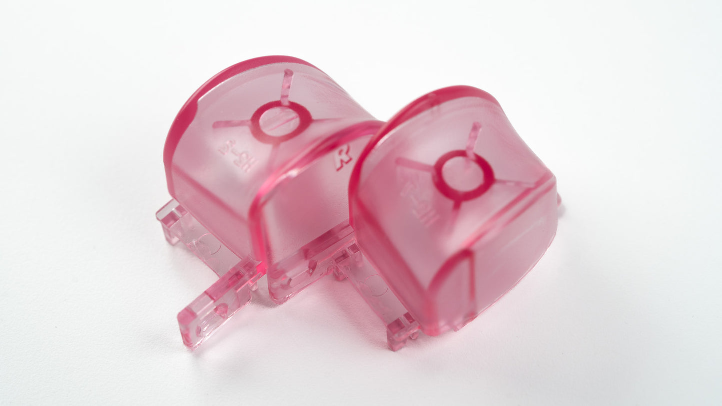 OEM GameCube Triggers - CLEAR HOT PINK
