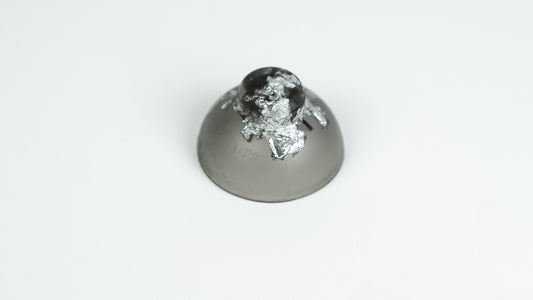 GameCube Full Resin C-Stick - SMOKED SILVER