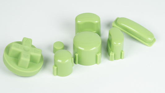 BALD GameCube Button Set - MATCHA GREEN