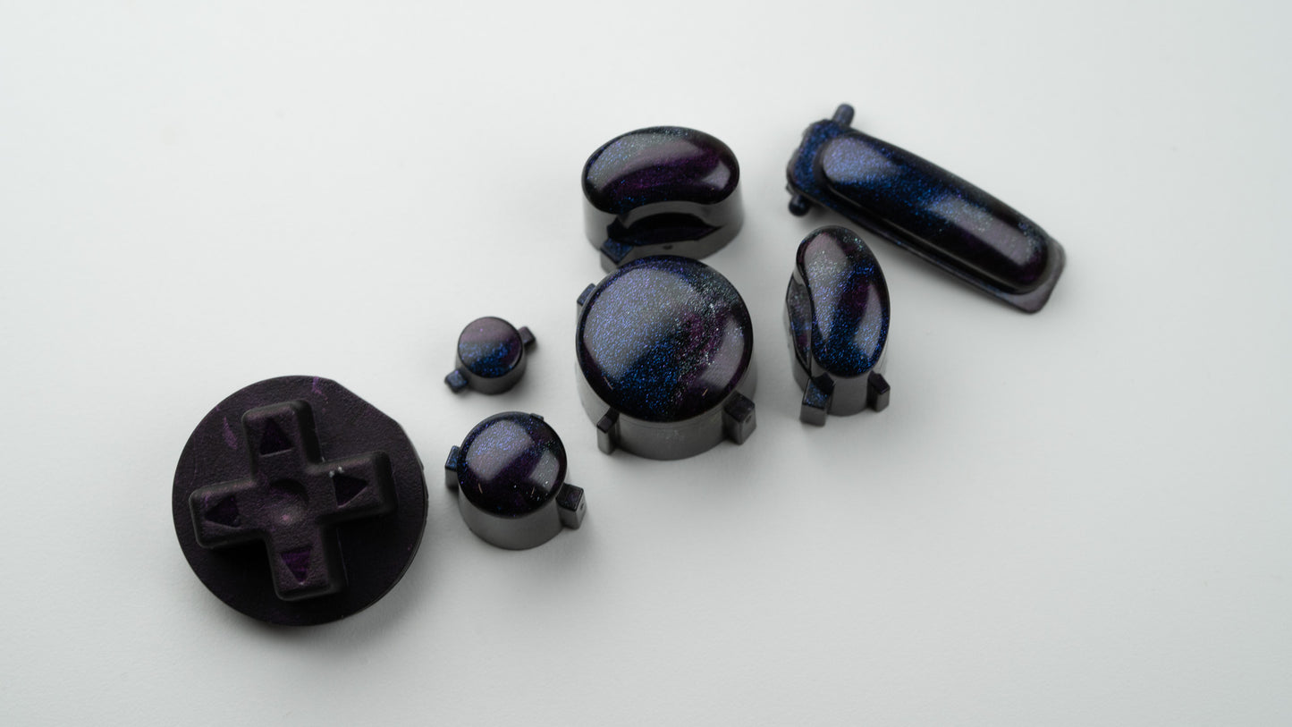 BALD GameCube Button Set - DARK GALAXY